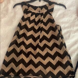 BCX Black and Tan Sleeveless Top